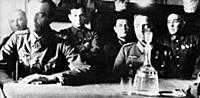 1943 Stalingrad
Paulus at interrogation by Comman