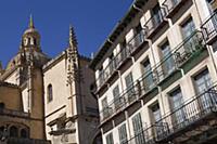 Spain, Castille-Leon, Segovia, Apartments in the P