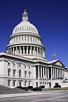 USA, Washington DC, Capitol Building, Angular view