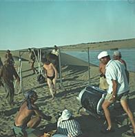 Съемки фильма «Белое солнце пустыни», (1970).