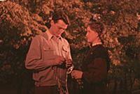 Кадр из фильма «Аттестат зрелости», (1954). На фот