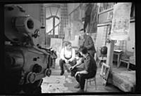 Съемки фильма «Дети Дон Кихота», 1965. На фото: Ан