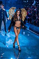 Izabel Goulart on the runway during the 2015 New Y