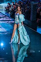 Flavia Lucini on the runway during the 2015 New Yo