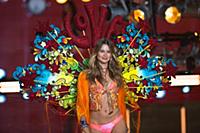 Behati Prinsloo on the runway during the 2015 New 