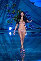 Adriana Lima on the runway during the 2015 New Yor