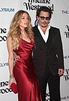 Amber Heard, Johnny Depp attends tThe Art of Elysi