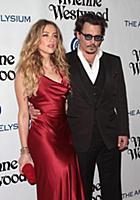 Amber Heard, Johnny Depp attends tThe Art of Elysi