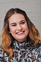 Lily James at the Hollywood Foreign Press Associat