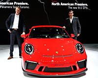 L-R: Porsche Head of GT Program Andreas Preuninger