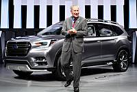 Subaru of America President and COO Tom Doll with 