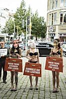 Демонстрация против истребления животных ради моды, Берлин