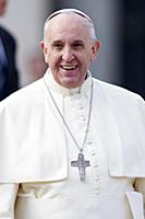 Папа Римский Франциск на церемонии канонизации
