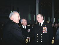 В приёмной главнокомандующего ВМФ СССР Адмирала Фл