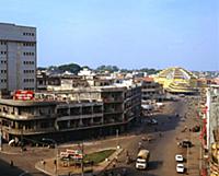 На улицах города. Королевство Камбоджа. 1984 год. 